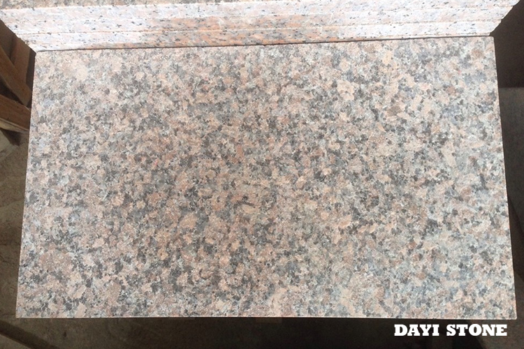Paving China Red Granite G562 Top flamed others sawn